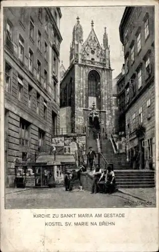 Ak Wien 1 Innere Stadt, Kirche zu Sankt Maria am Gestade