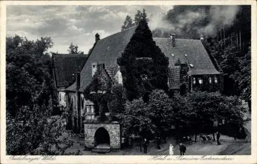 Ak Horn Bad Meinberg im Teutoburger Wald Westfalen, Hotel und Pension Externstein