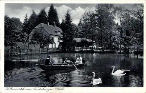 Ak Leopoldstal Horn Bad Meinberg in Lippe Teutoburger Wald, Waldrestaurant Silbermühle