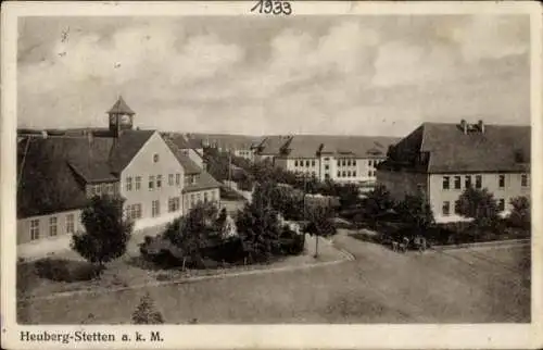 Ak Stetten am kalten Markt, Heuberg, Häuser