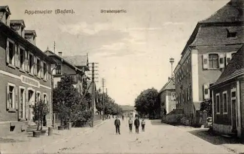 Ak Appenweier in Baden Schwarzwald, Straßenpartie