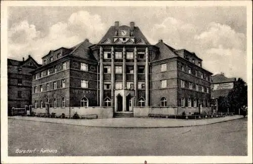 Ak Borsdorf in Sachsen, Rathaus