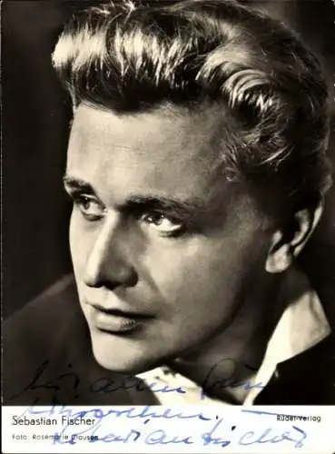 Ak Schauspieler Sebastian Fischer, Portrait, Autogramm