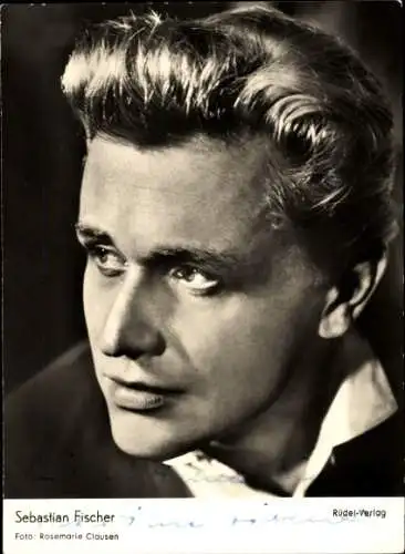 Ak Schauspieler Sebastian Fischer, Portrait, Autogramm