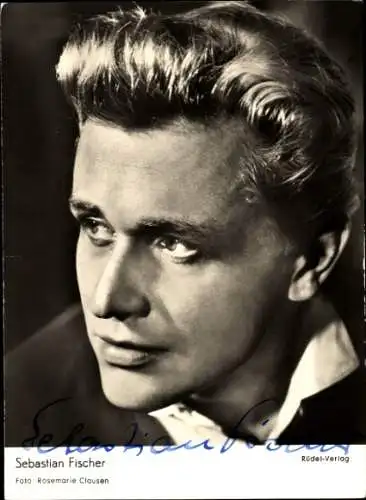 Ak Schauspieler Sebastian Fischer, Portrait, Autogramm