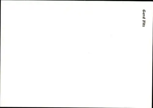 Ak Sänger Gerd Fitz, Portrait, Autogramm