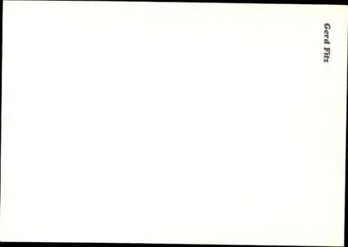 Ak Sänger und Schauspieler Gerd Fitz, Portrait, Autogramm