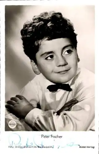 Ak Schauspieler Peter Fischer, Portrait, Autogramm