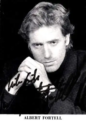 Ak Schauspieler Albert Fortell, Portrait, Autogramm