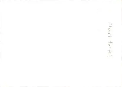 Ak Schauspieler Albert Fortell, Autogramm