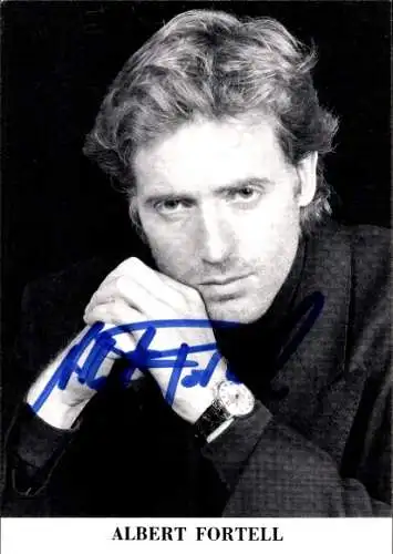 Ak Schauspieler Albert Fortell, Portrait, Autogramm