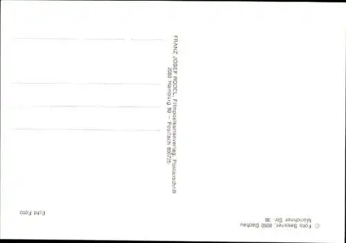 Ak Schauspieler Horst Frank, Portrait, Autogramm