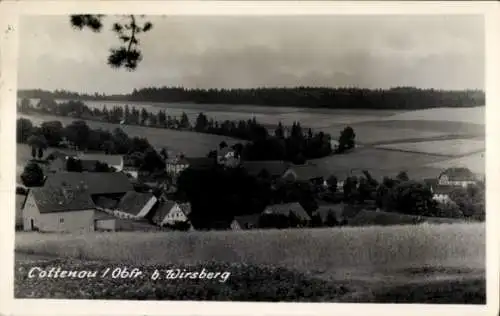 Foto Ak Cottenau Wirsberg im Fichtelgebirge, Gesamtansicht