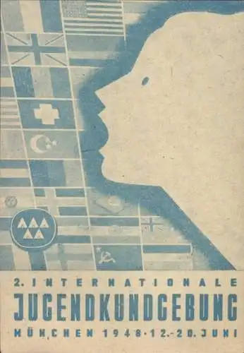 Ak München, 2. Internationale Jugendkundgebung 1948