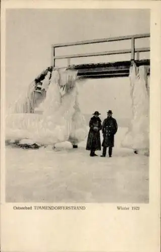 Ak Ostseebad Timmendorfer Strand, Winter 1922