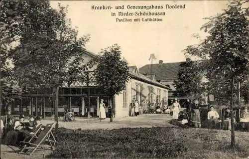 Ak Berlin Pankow Niederschönhausen, Nordend, Kranken- und Genesungshaus