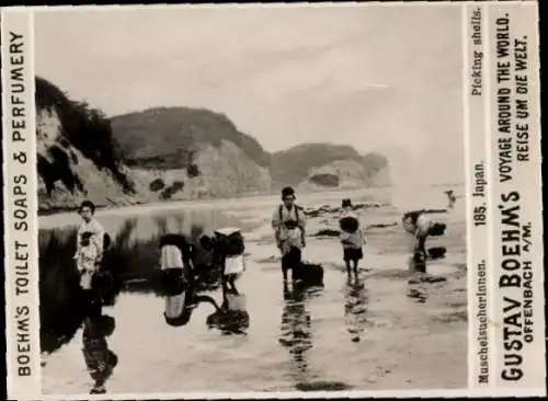 Foto Japan, Muschelsucherinnen, Gustav Boehm's Toilet Soaps