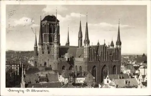 Ak Gdańsk Danzig, Dom St. Marien