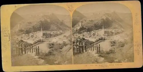 Stereo Foto Klausen Chiusa d'Isarco Südtirol, Panorama