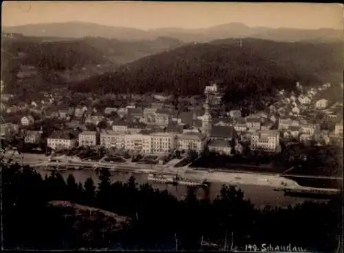 Foto Bad Schandau Sächsische Schweiz, Totalansicht