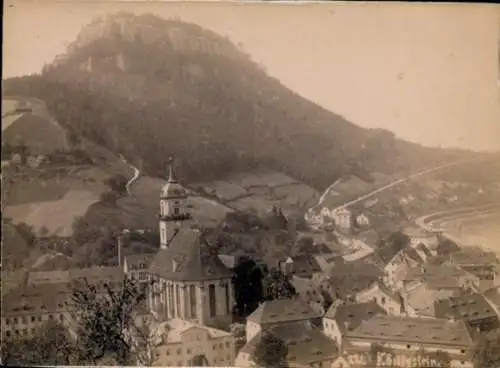 Foto Königstein an der Elbe Sächsische Schweiz, Stadtansicht, Kirche