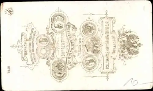 CdV Moskau Russland, Portrait von einem Jungen