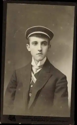 CdV Marburg, Junger Mann, Student, Portrait