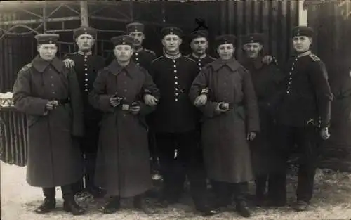 Foto Ak Wünsdorf Zossen in Brandenburg, Deutsche Soldaten in Uniformen, I WK