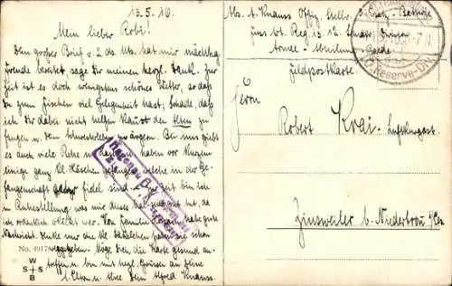Künstler Ak Hoffmann, Ad., Requirierung, Deutscher Soldat zieht Milchkuh, Humor