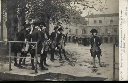 Künstler Ak Realier Dumas, Bonaparte nouveau a l'Ecole de Brienne