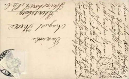 Ak Glückwunsch Neujahr, Junge als Nachtwächter