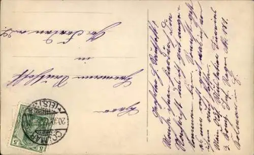 Ak Dame mit weißem Pferd, Portrait