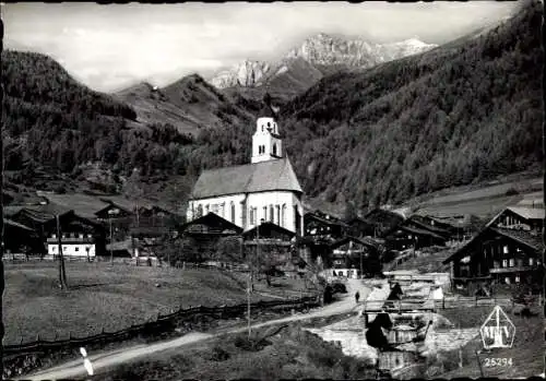 Ak Obermauern Virgen in Tirol, Kirche