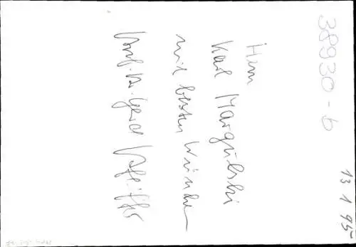 Ak Jurist Gerd Pfeiffer, Autogramm