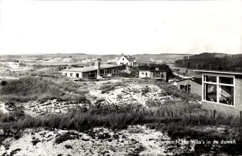 Ak Bergen Nordholland Niederlande, Villen in den Dünen