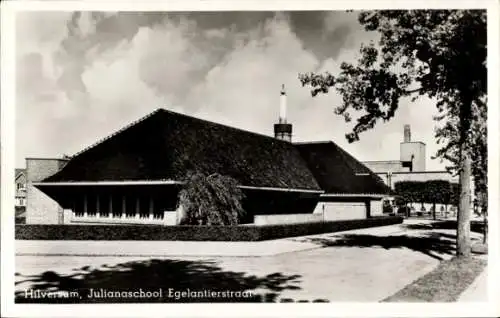 Ak Hilversum Nordholland Niederlande, Julianaschool Egelantierstraat