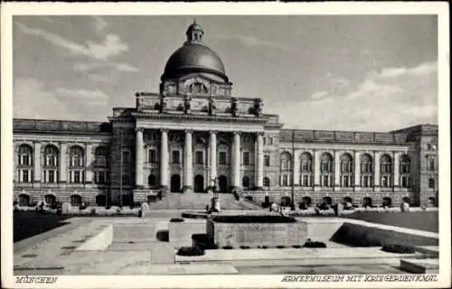 Ak München, Armeemuseum, Kriegerdenkmal