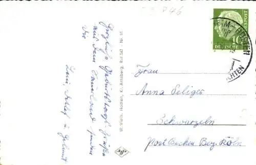 Ak Hachen Sundern im Sauerland, Panorama