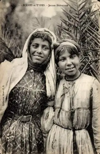 Ak Maghreb, Junge Beduininnen, Porträt