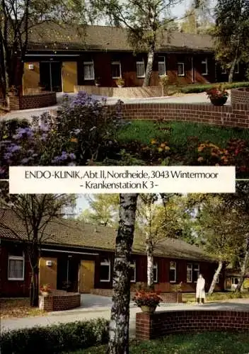 Ak Wintermoor Schneverdingen in der Lüneburger Heide, ENDO-Klinik, Abt. II, Krankenstation K3