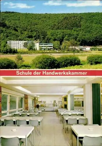 Ak Arnsberg im Sauerland Westfalen, Schule der Handwerkskammer, Ausbildungszentrum, Speiseraum