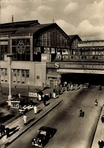 Ak Berlin Mitte, Bahnhof Friedrichstraße