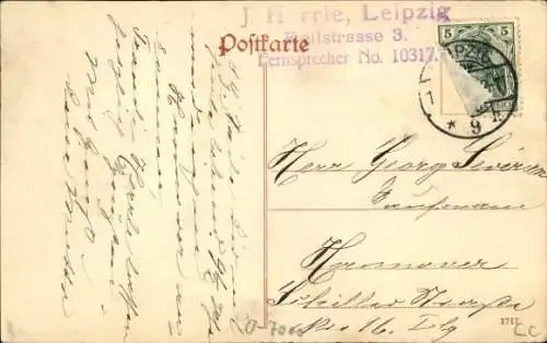 Ak Leipzig in Sachsen, Museum, Universität