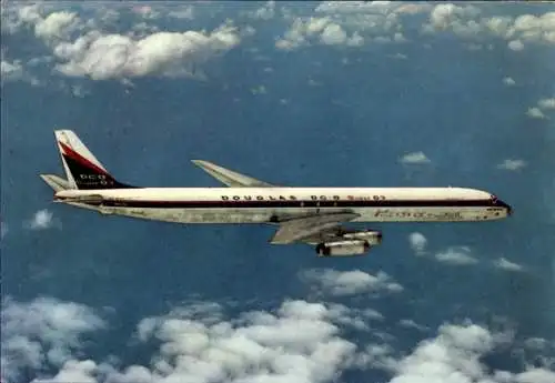 Ak Passagierflugzeug Douglas DC-8 Super 63