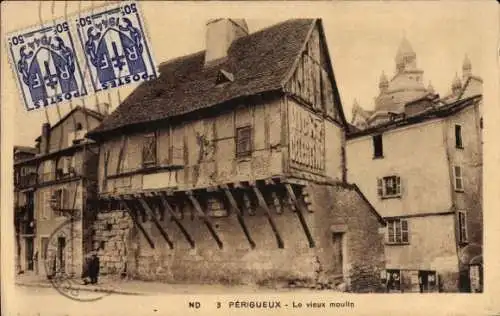 Ak Périgueux Nouvelle-Aquitaine Dordogne, le vieux moulin