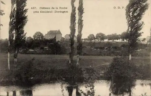 Ak Excideuil Dordogne, Chateau de la Roche