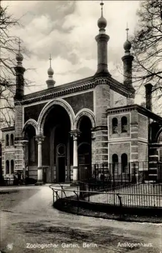 Ak Berlin Tiergarten, Zoologischer Garten, Antilopenhaus