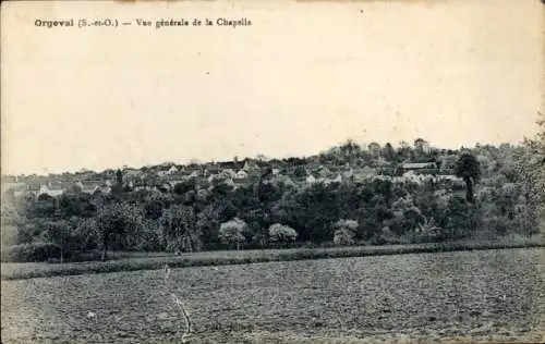 Ak La Chapelle Orgeval Yvelines, Gesamtansicht