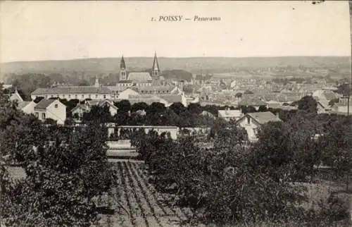 Ak Poissy Yvelines, Panorama