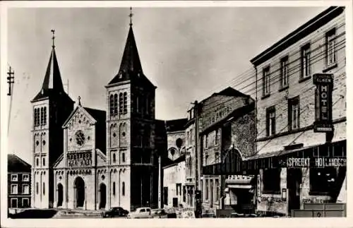 Ak Rochefort sur Mer Charente Maritime, Kirche, Geschäft, Hotel